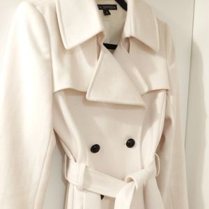 Via Spiga wool coat in White White/Ivory